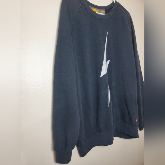 Aviator Nation Bolt Crew Sweatshirt Charcoal Size XXL - Picture 7 of 15